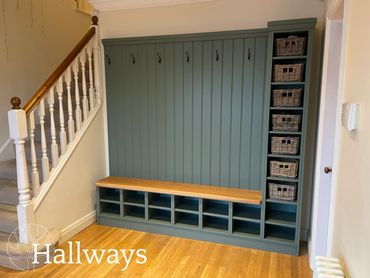 Oakbrook Interiors fitted hallway storage