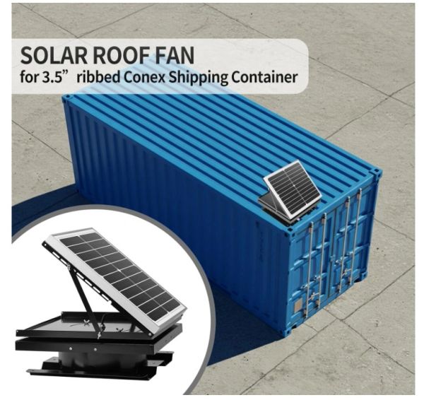 Solar Powered Shipping Container Roof Ventilation Fan