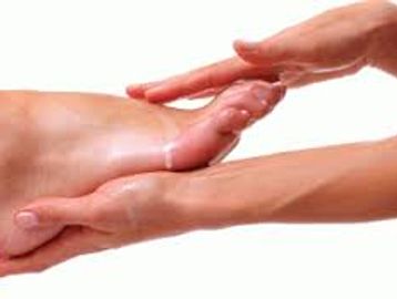 Foot Massage with a pedicure spa