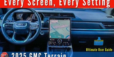 Your 2025 GMC Terrain packs a lot of screens and settings into one cabin, and this Every Screen, Eve