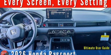 Your 2026 Honda Passport packs a lot of screens and settings into one cabin, and this Every Screen, 