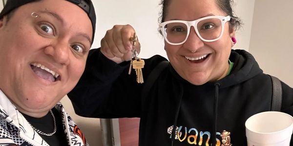 Artists of Sour Ink Tattoo Shop excited about getting the keys to their new location.