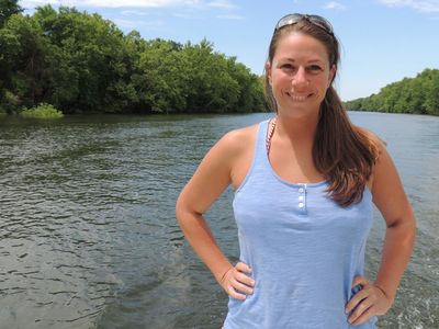 Mandi enjoying the waterways of Charleston.