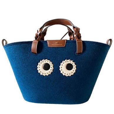 Anya Hindmarch Eyes Felt Leather Tote