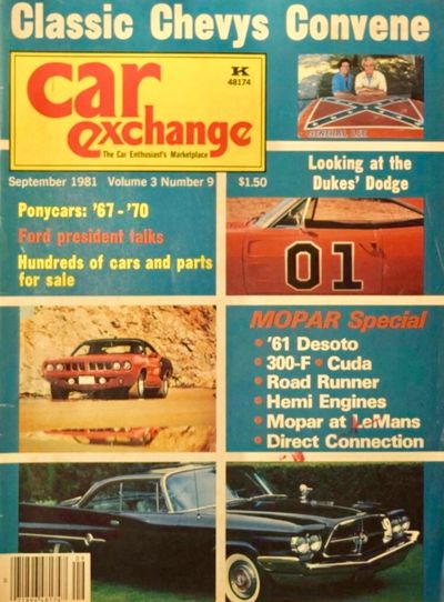 Car Exchange Magazine : Sept. 1981