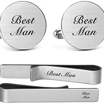 personalised cuff links and tie clips