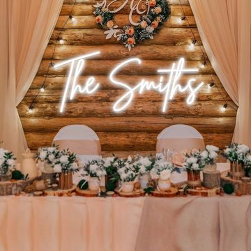 Personalised neon name sign