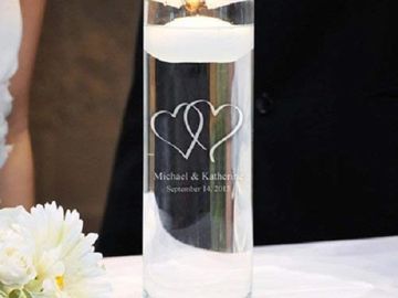 Personalised floating Unity candle