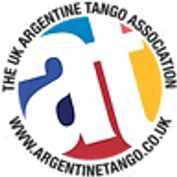 A colorful logo with letters 'at' in bold font.