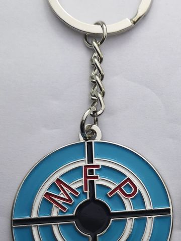 MFP crosshair keychain, Main Force Patrol, Mad Max Keyring