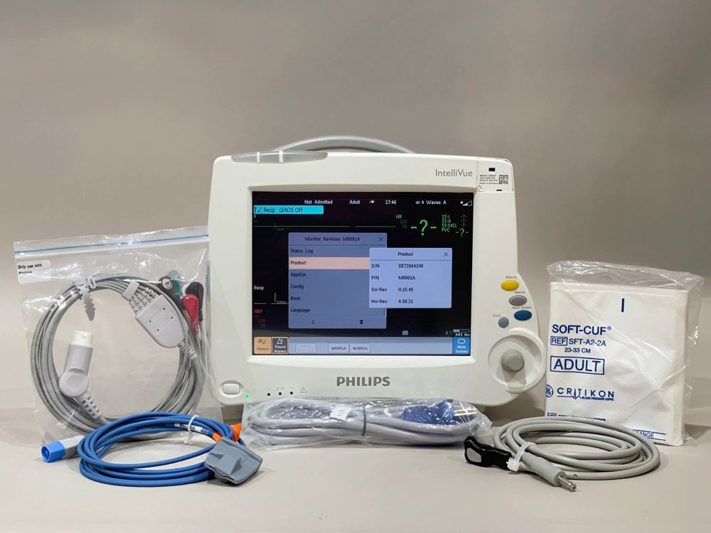 PHILIPS INTELLIVUE MP20 PATIENT MONITOR WITH M3001A MODULE