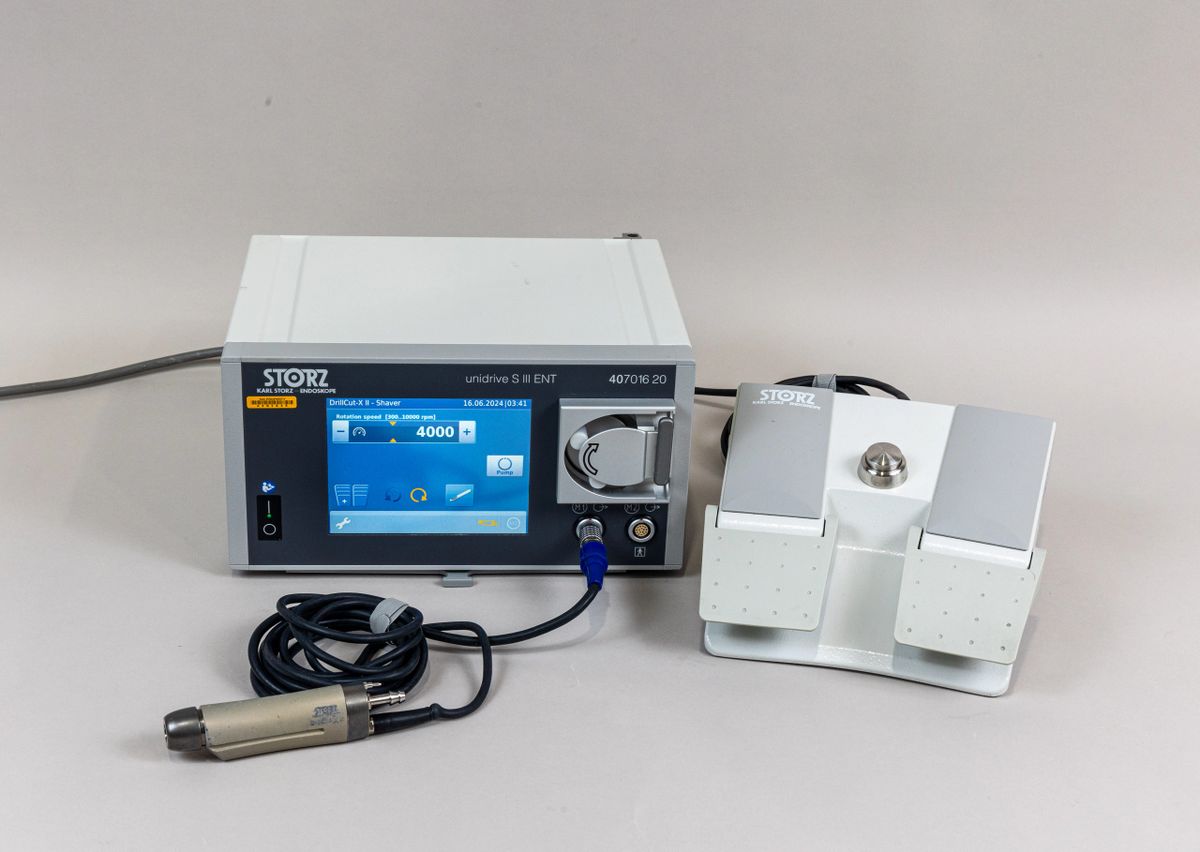 STORZ DRILLCUT X II with Unidrive S III ENT System