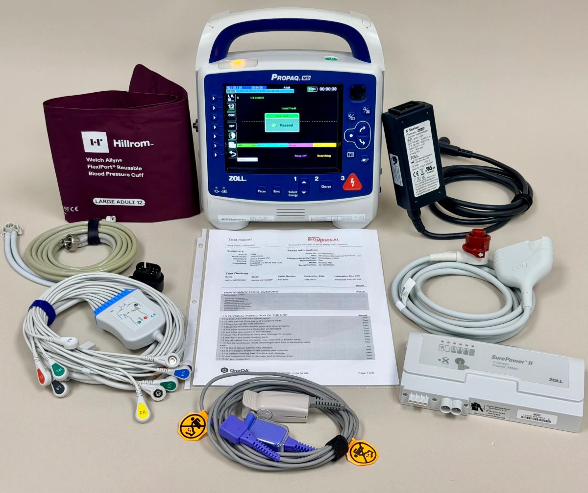 ZOLL Propaq MD Portable Defibrillator And Monitor - With 12 LEAD ECG ...