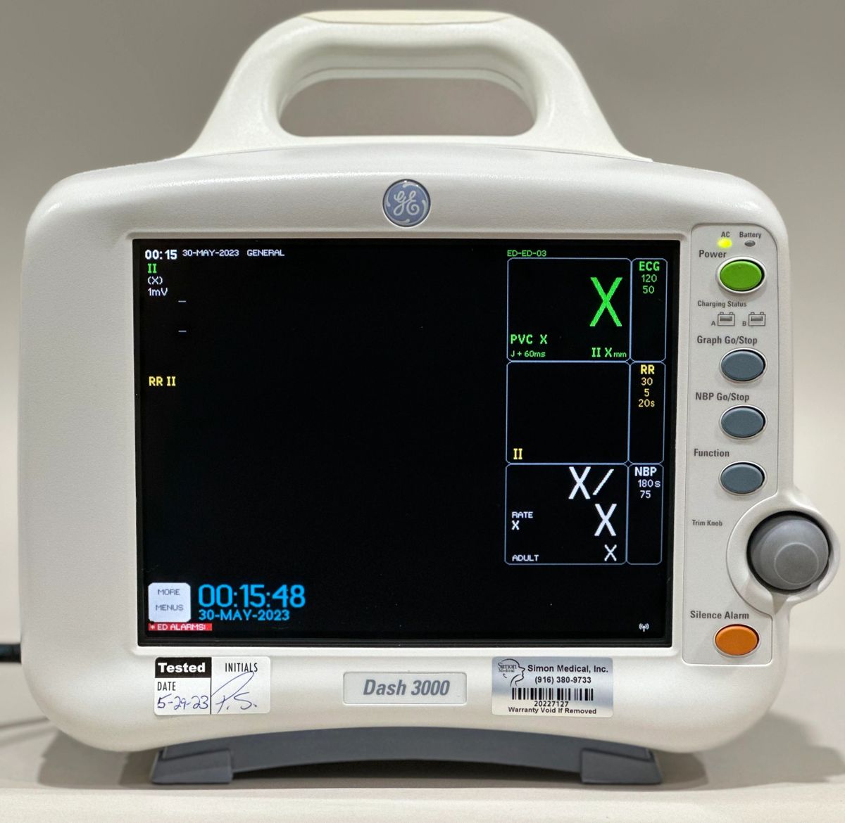 Non-Mercury Stand-Alone BP Monitor DM-3000