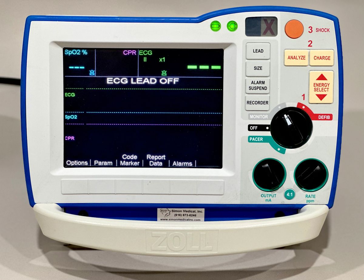 Zoll R Series ALS Monitor With CO2, ECG, Masimo SPO2, MFC, Pacing