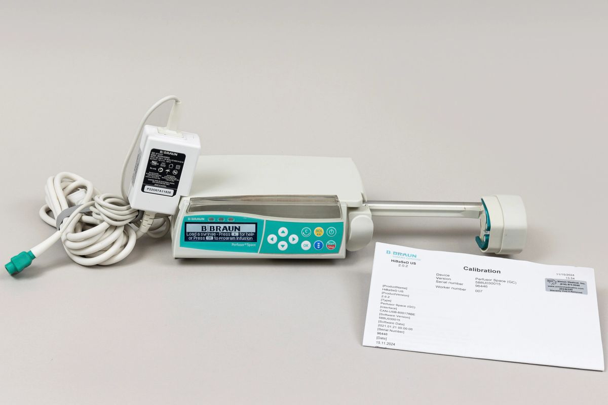 B Braun Perfusor Space Syringe Infusion Pump - 8713030 - Software ...
