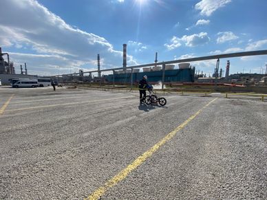 Endüstriyel zeminlerde beton içi donatı durumu ve post-tension kablo analizi için GPR çalışması