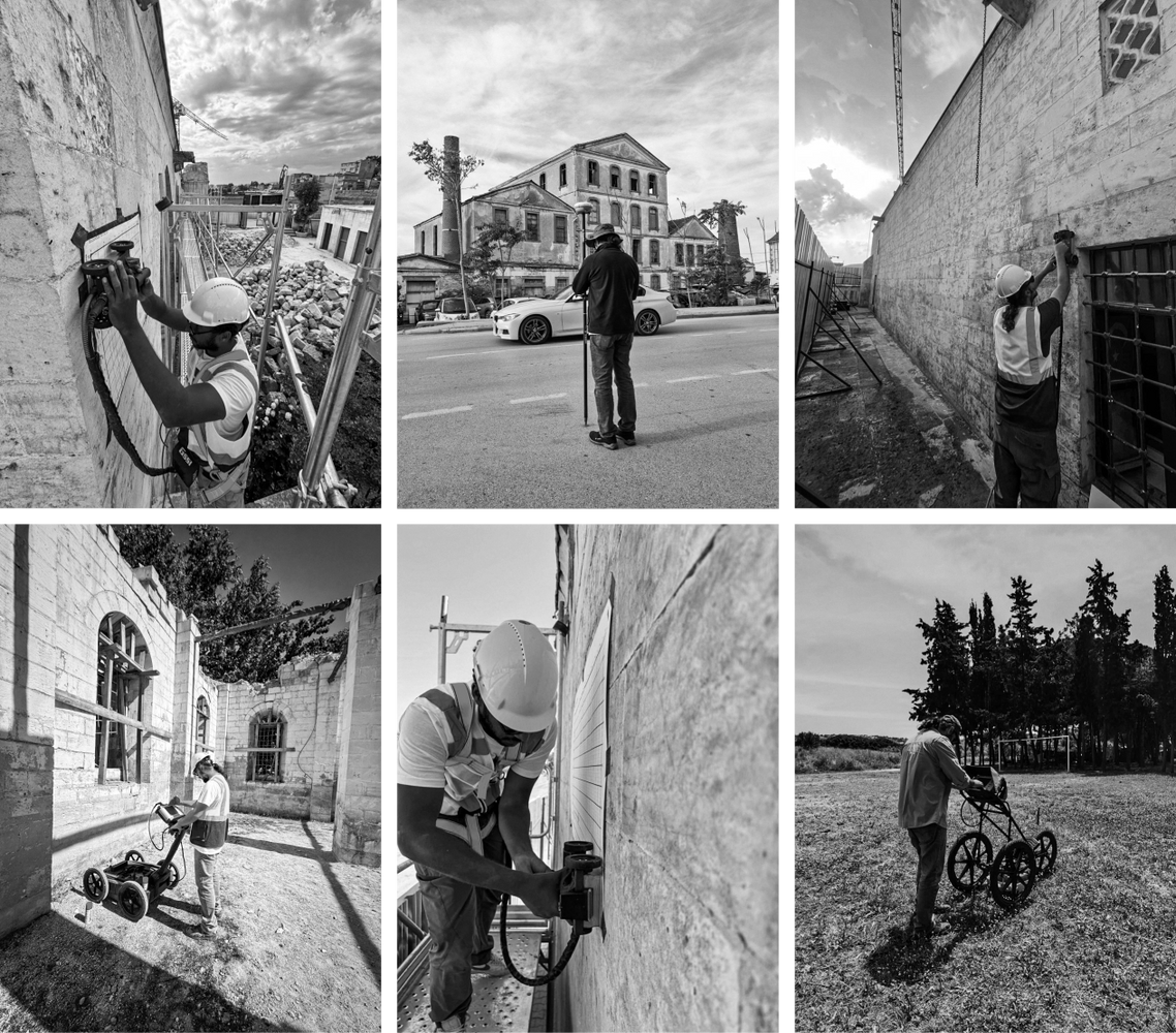 Farklı frekanslı antenler kullanarak yapılan çeşitli jeoradar (GPR) çalışmalarımızdan bazı görseller