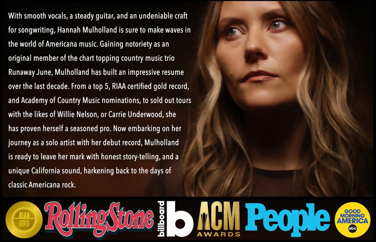 Hannah Mulholland is a talented Americana singer and songwriter with a rich musical background.