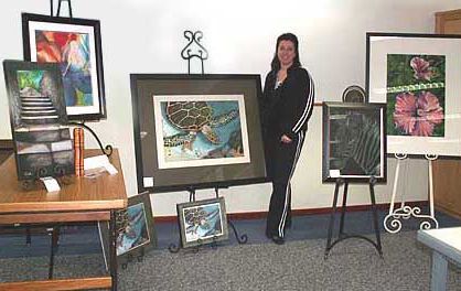 kaweeta &amp; some of her Paintings