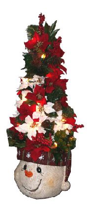 kaweeta christmas Floral snowman