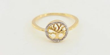 Brinco Feminino semijoia ouro 18K