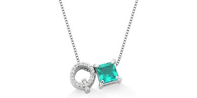 Conjunto colar e Brinco semijoia ouro 18K