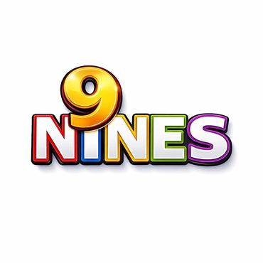 Colorful logo with the text '9 NINES' in playful, bold letters.