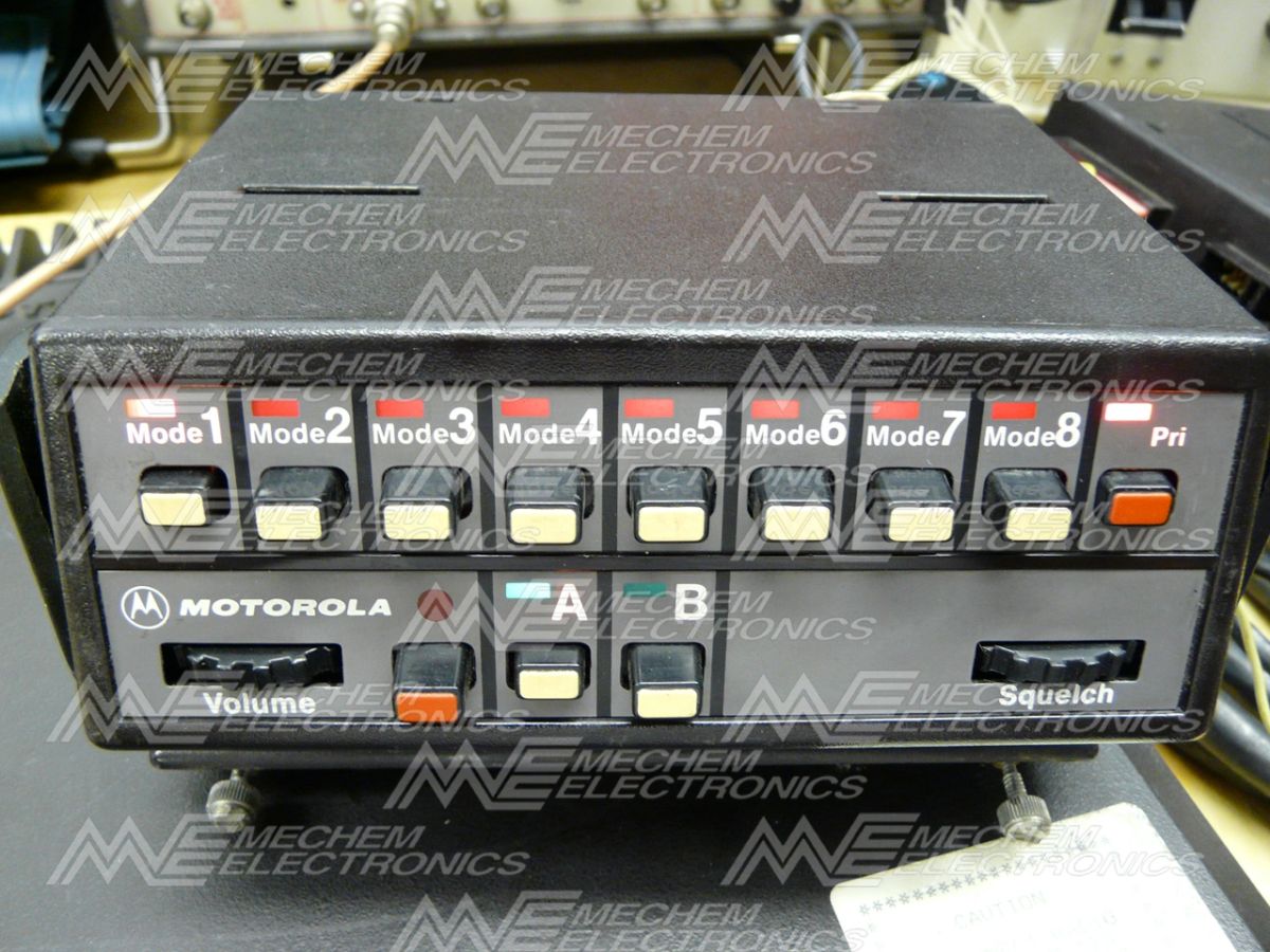 Motorola Syntor X System 90 2 Zone 8 Mode MSSD Control Head