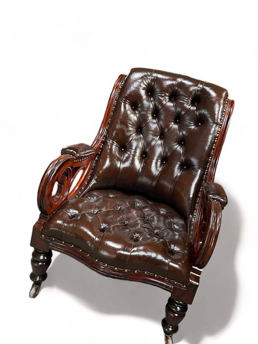 William IV library chair