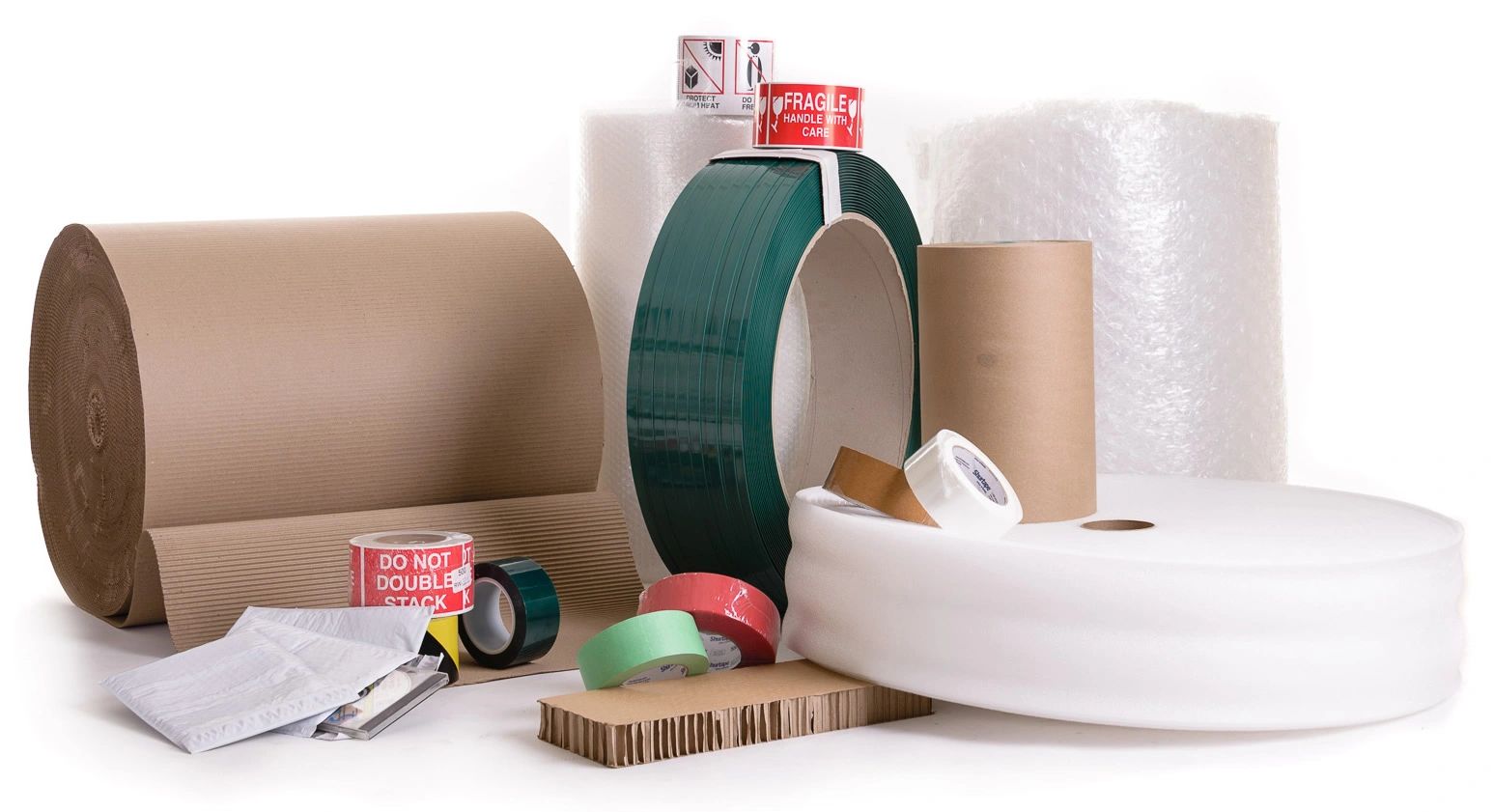Ledger Packaging Boxes, Tape, Stretch Wrap, Plastic Bags