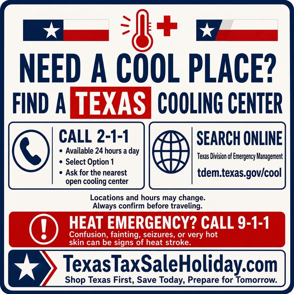 Need a Cool Place? Find a Texas Cooling Center