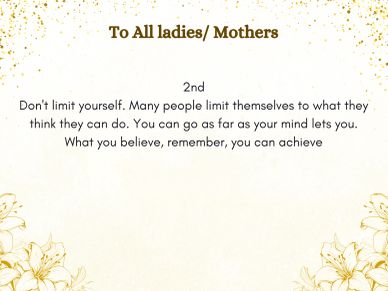 Inspirational quote about overcoming self-imposed limits and believing in your potential.