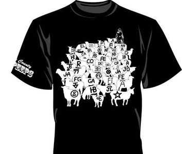 t-shirt Kern County Sheep Brands - front
