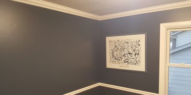 Crown molding, chair rail trim