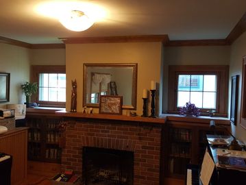 Crown Molding, crown molding installation, wood trim, oak trim, oak crown molding, crown moldings