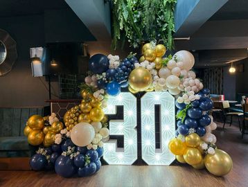 30 in 4ft Light Up Numbers