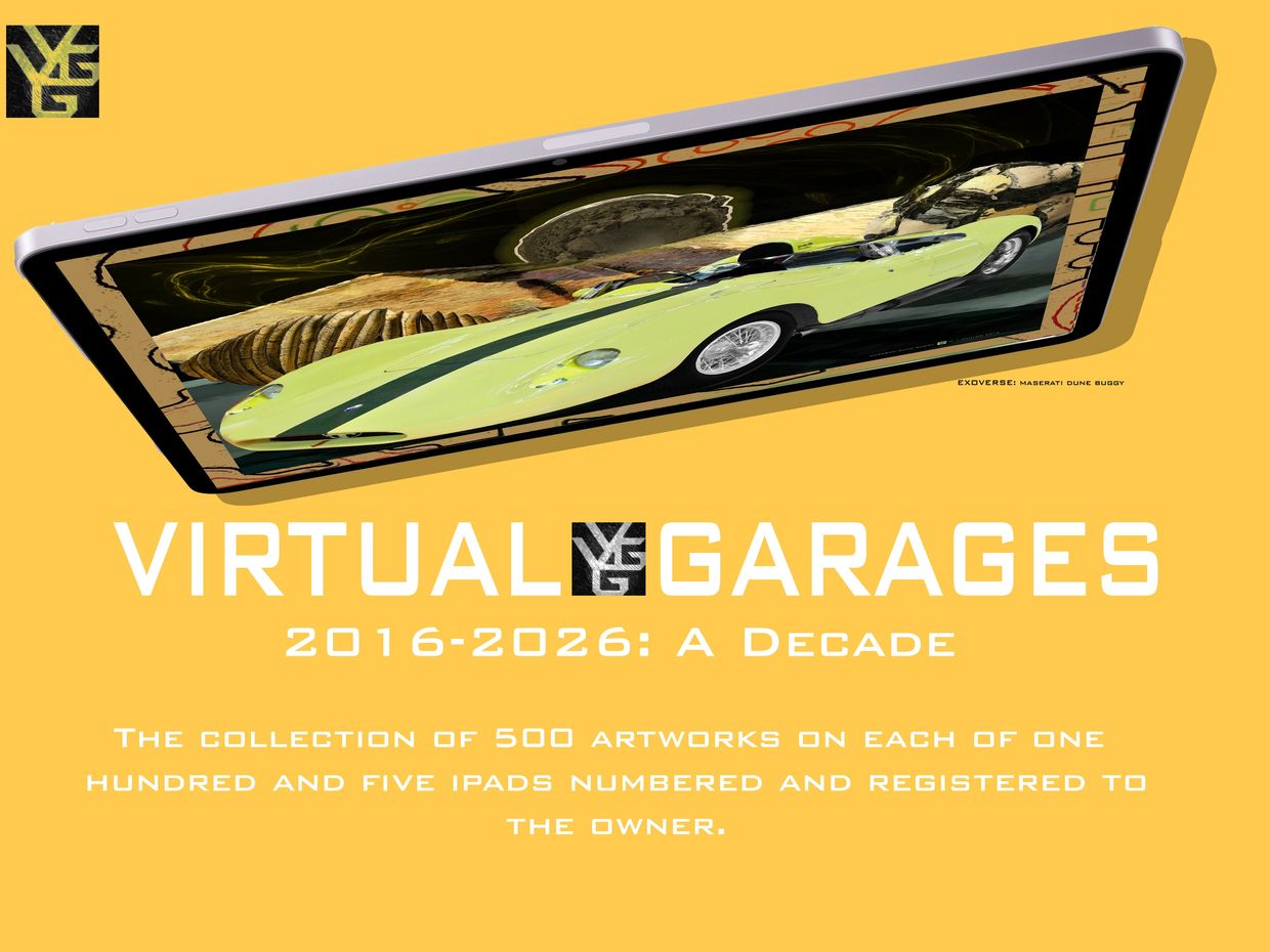 Virtual Garages celebrates a decade of digital car artwork on iPads.