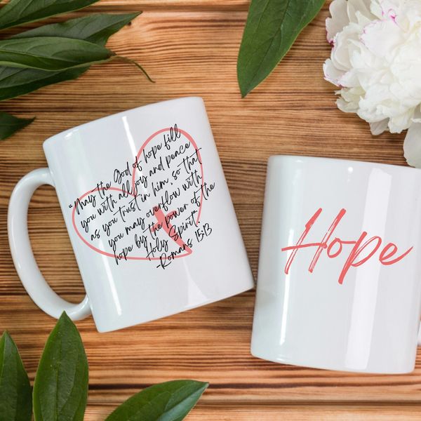 Christian Coffee Mug Bible Verse Design Inspirational Morning Cup Large Ceramic Mug