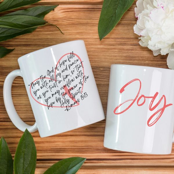 Bible Verse Mug Christian Gift Baptism Present Faith Coffee Cup 
