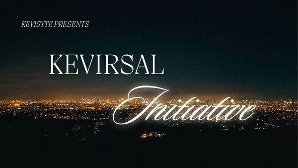 Night cityscape with 'KEVIRSAL Initiative' text overlay.