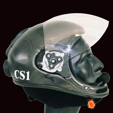 CS1 Bonehead Composites Skydiving communications Helmet Carbon fiber made in usa 