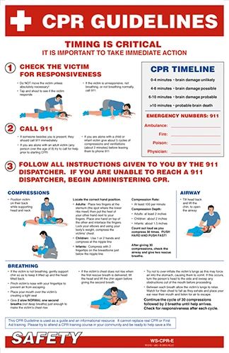 CPR Guidelines Poster