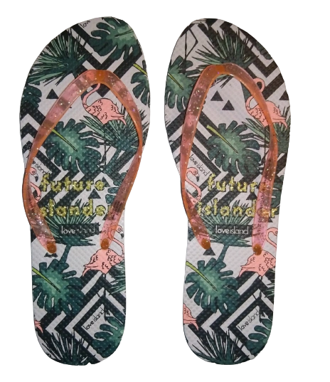 Love island flip flops Size 6 NEW