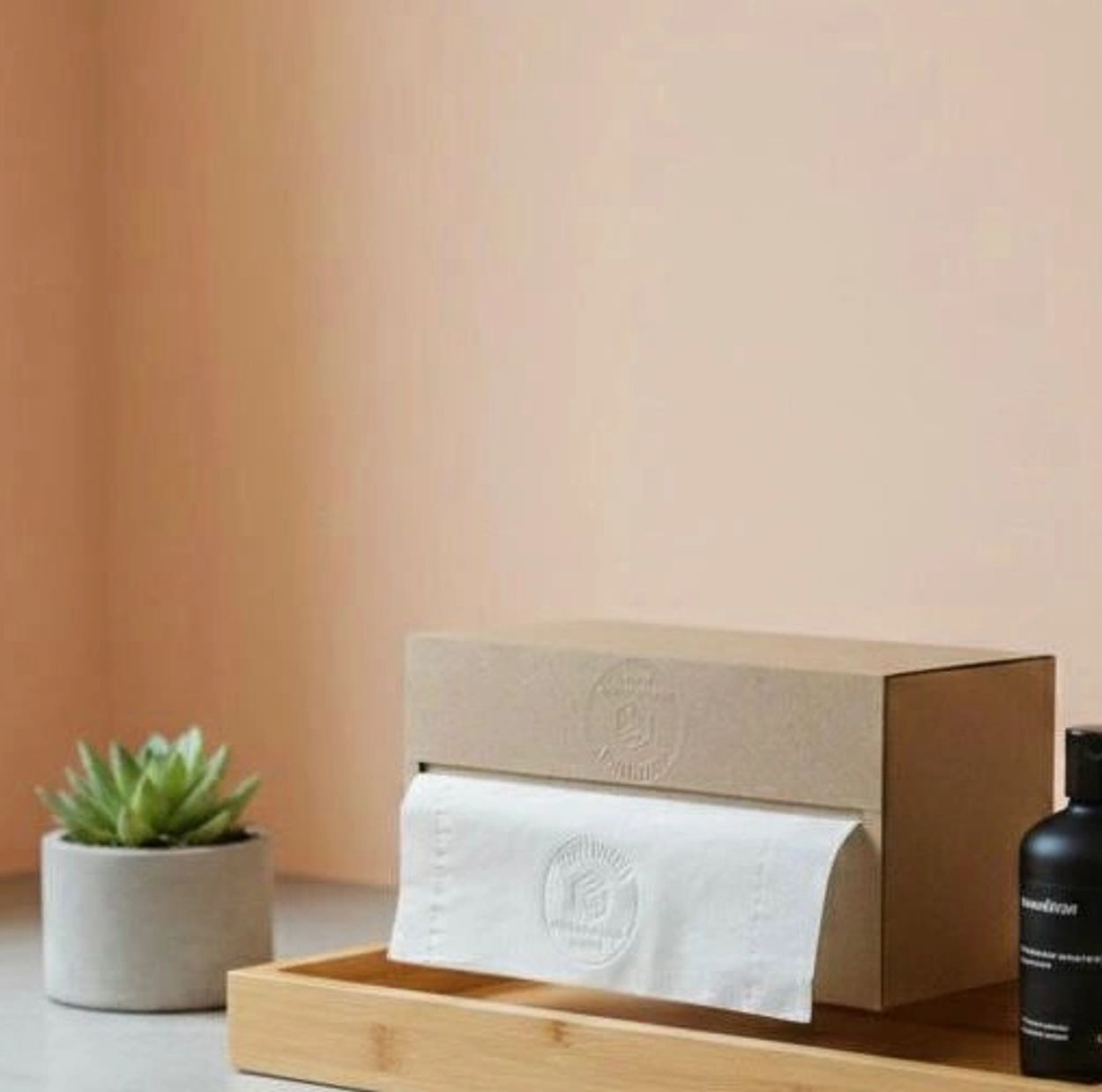 Banana fiber & bamboo leaf big box tissue paper 