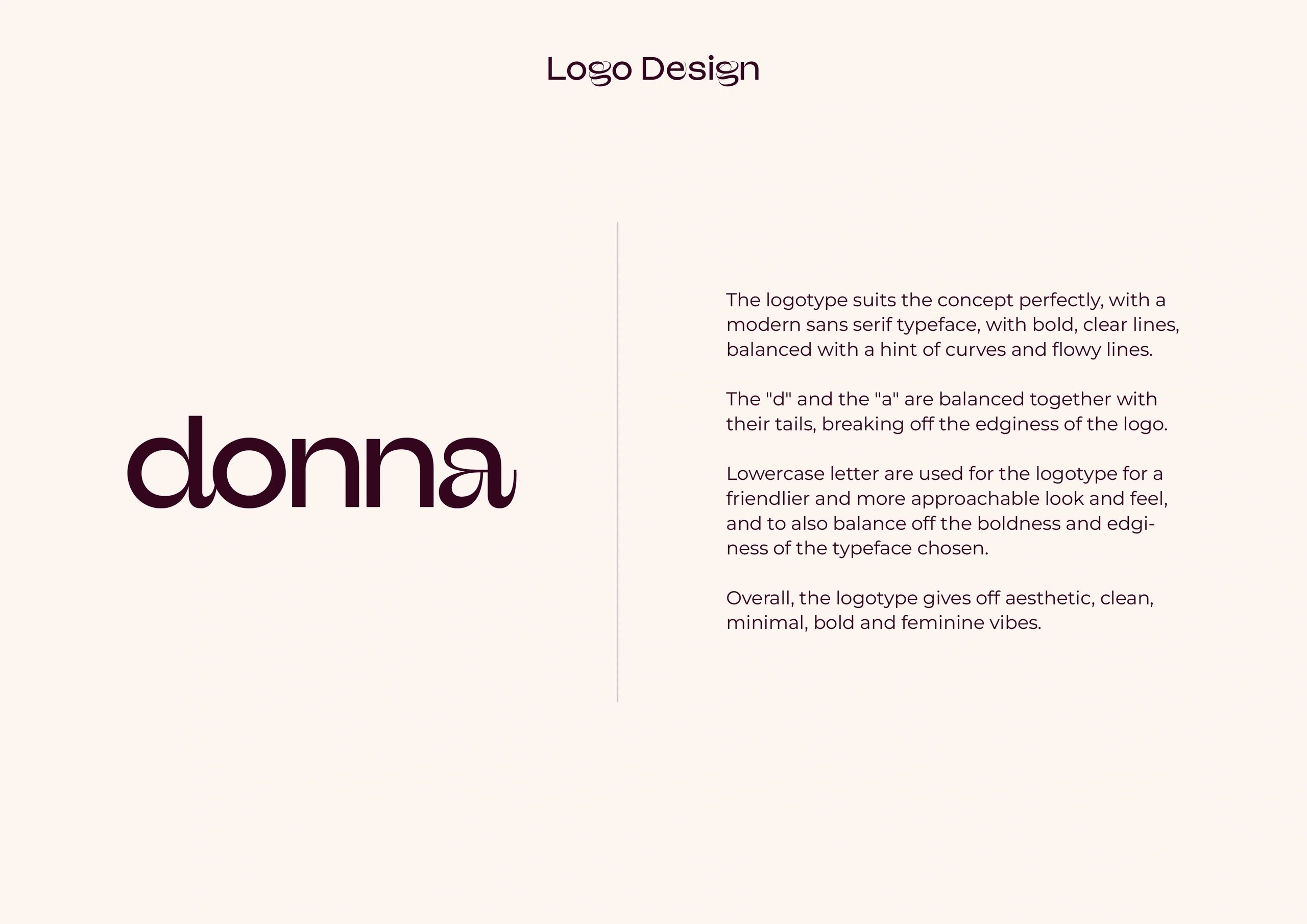 Modern sans serif logo design with balanced curves and bold lines.