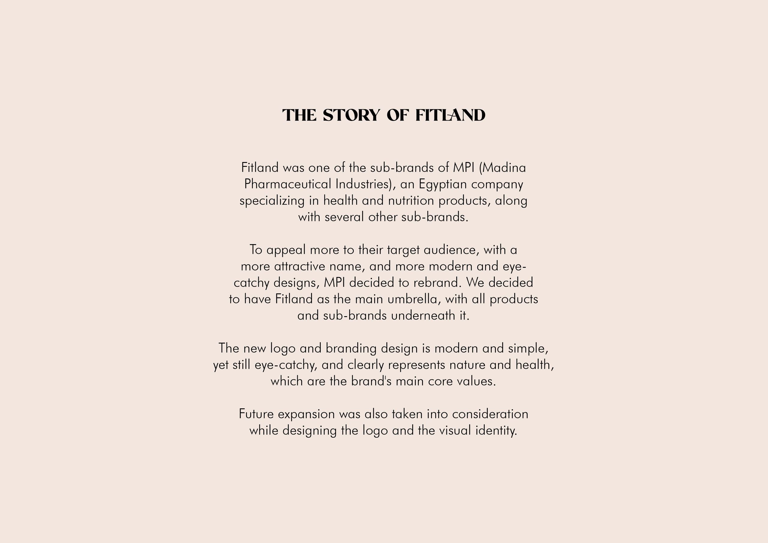 Fitland rebrands for a modern, nature-inspired health and nutrition identity.
