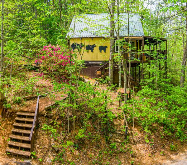 RIVERVIEW CABIN at Bear Creek Lodge and Cabins in Helen Ga
Hot Tub
1 King/ 1 Queen & Twin
Sleeps 5