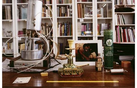 Jane & Louise Wilson - The Poster Room of the LSD Library.