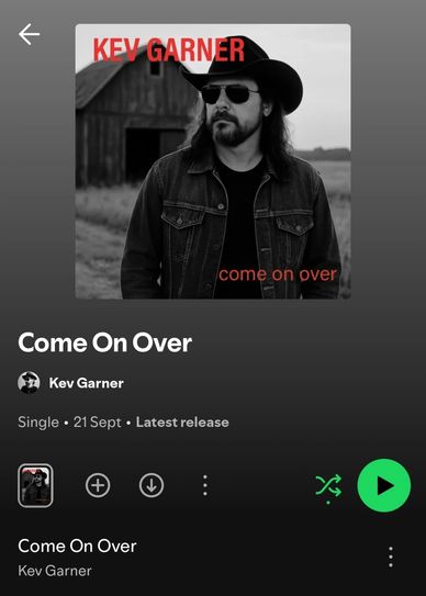 Musician Kev Garner on Spotify